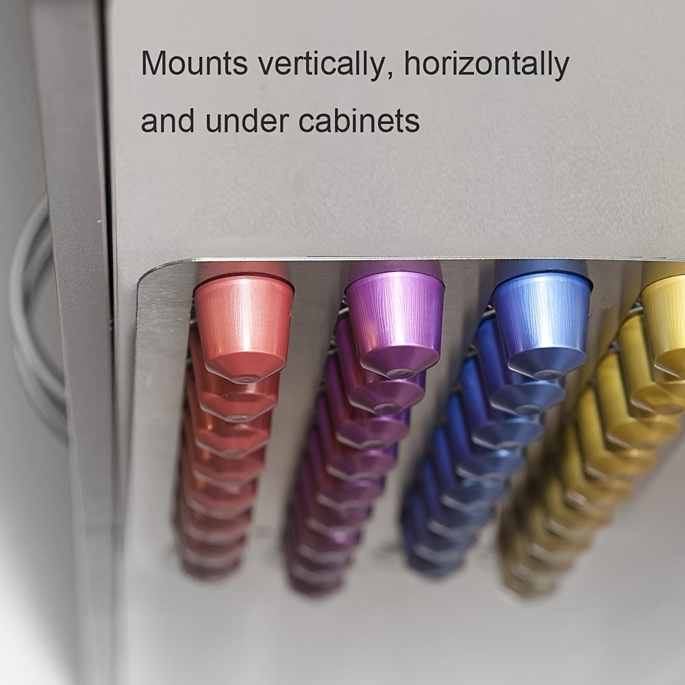 Rotating Coffee Capsule Holder Rack with 24/40 Shelves for Nespresso Pods