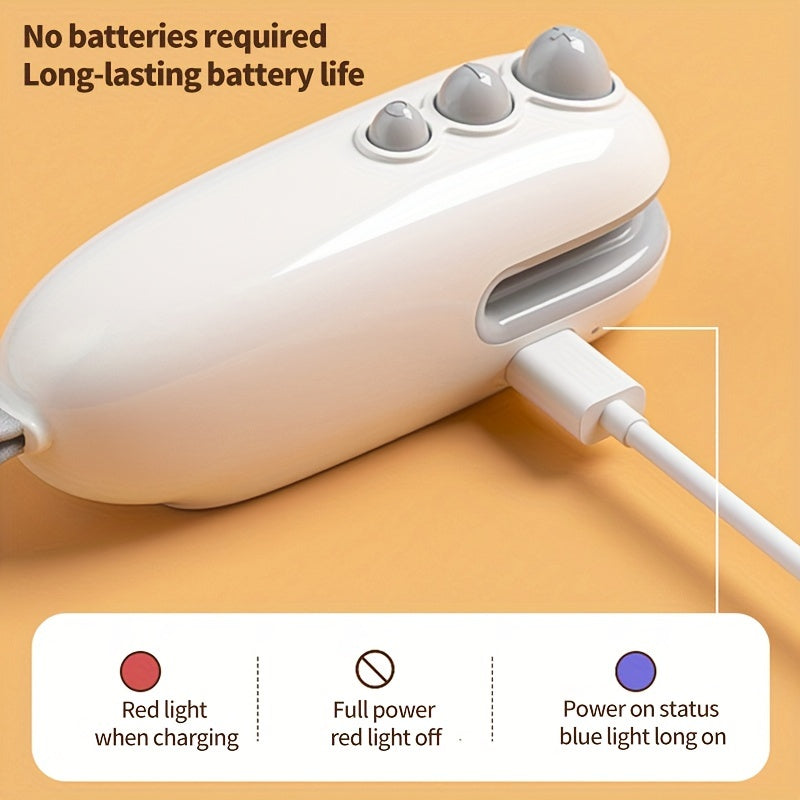 2024 Mini Snack Bag Sealer USB Rechargeable 2-in-1 Portable Heat Vacuum