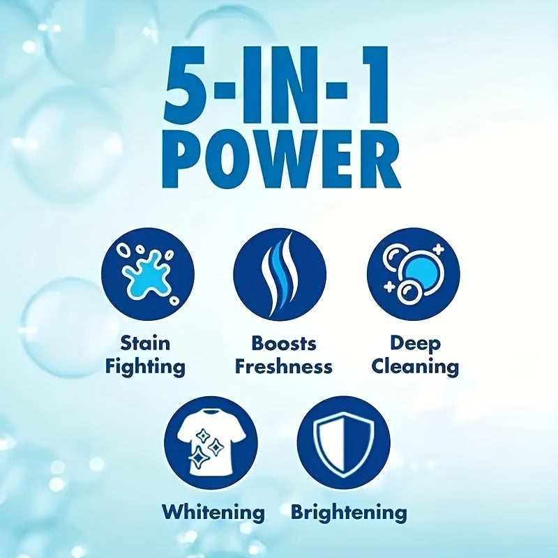 16/30/60pcs Laundry Detergent Pacs with Fresh Scent Stain Removal Softening for Home Dorm Travel