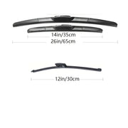 Front rear wiper blades set for Cee'd 2012-2017 windshild avtomobil asboblari
