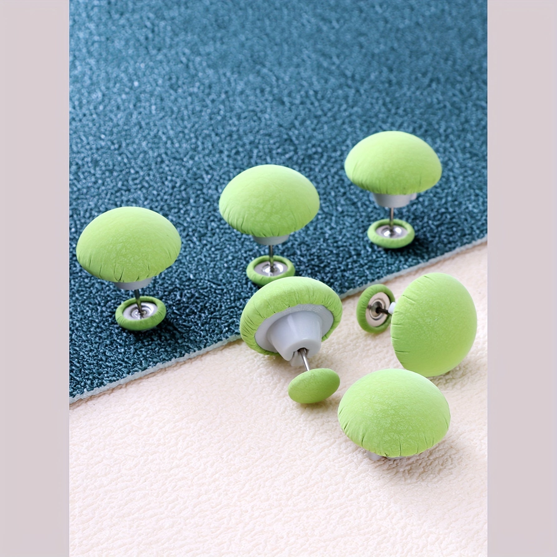 Upscale Mushroom Head Quilt Cover Curtain Fixer in Soft Faux Leather