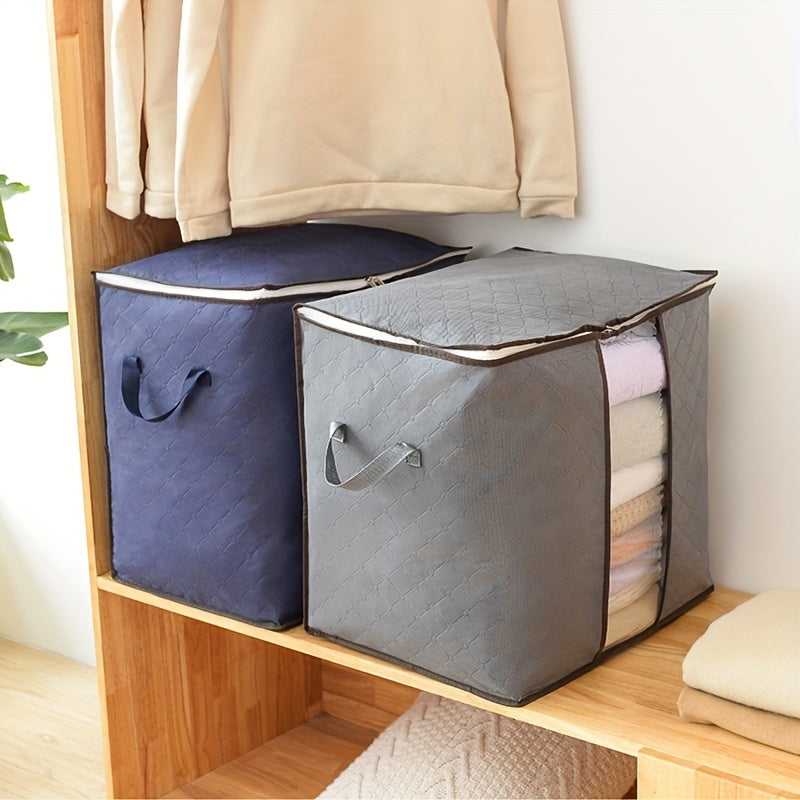 3 qavatli suv o'tkazmaydigan saqlash sumkasi kiyimlar, yostiq va to'shakka mo'ljallangan, changga chidamli tashkilotchi