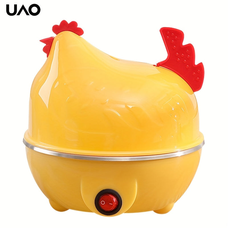 Chiroyli tovuq tuxum pishirgich elektr pechka qozon, quvvat uzilishi himoyasi, sariq tovuq dizayni, oson foydalanish, tez va sog‘lom nonushta, uy