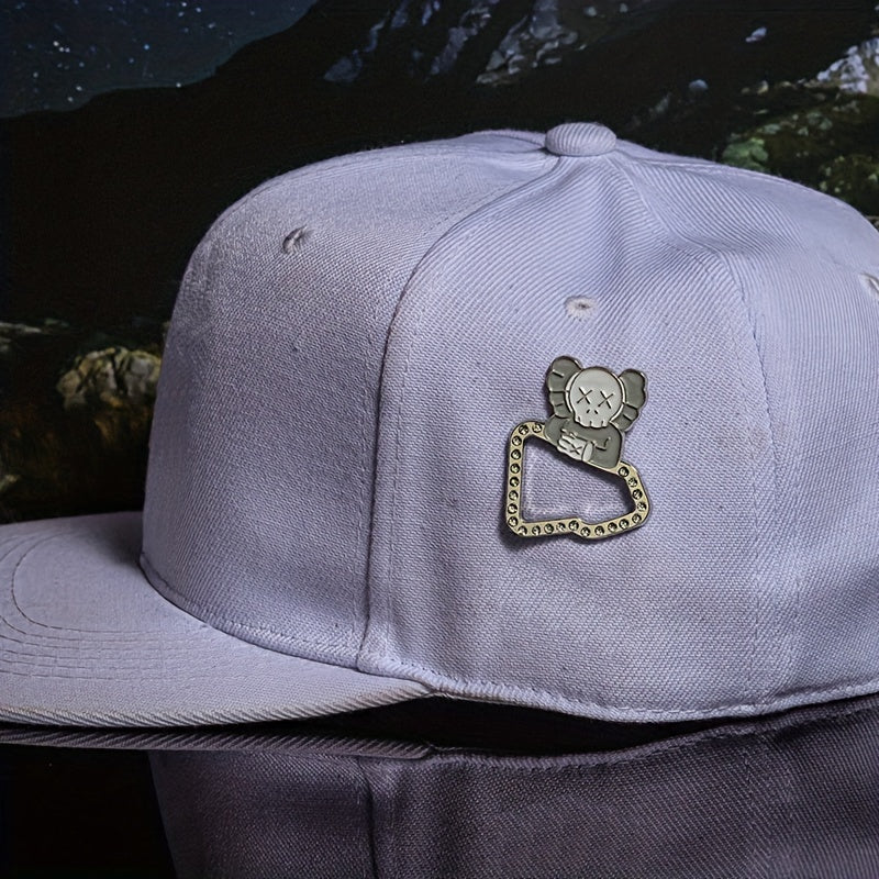 Мужской зажим для шляпы из цинкового сплава, стильный аксессуар из нетканого материала, подарок