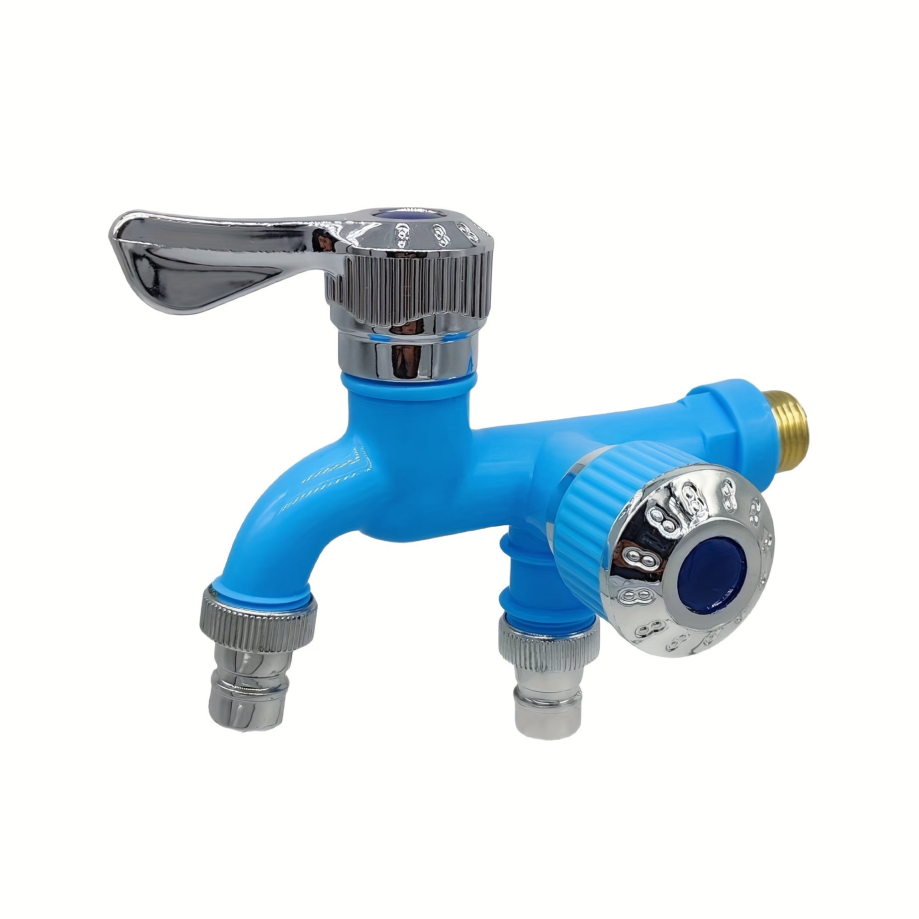 Многофункциональный пластиковый кран для стиральной машины с двойным выходом, настенный монтаж