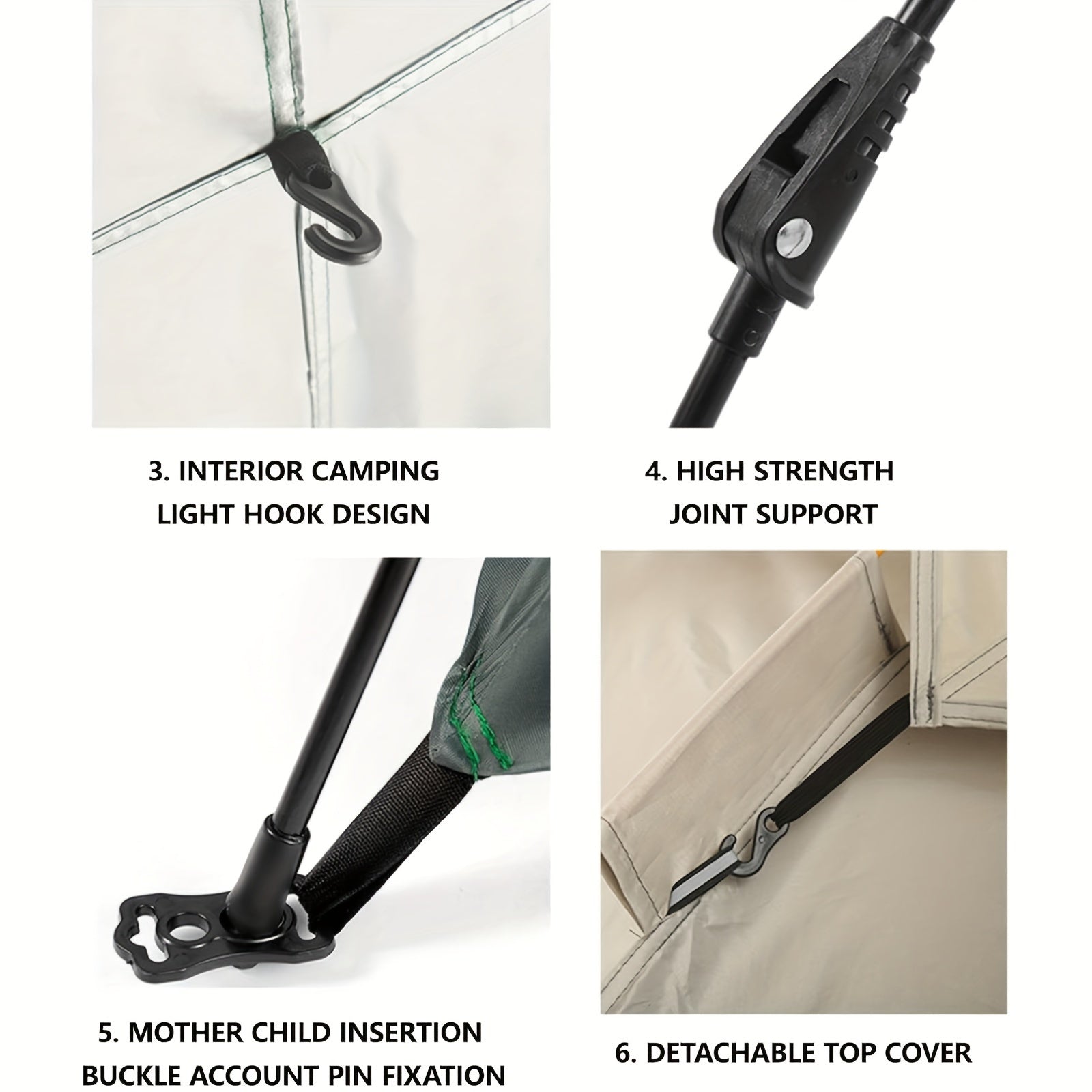 Waterproof Portable Camping Tent for Hiking and Backpacking