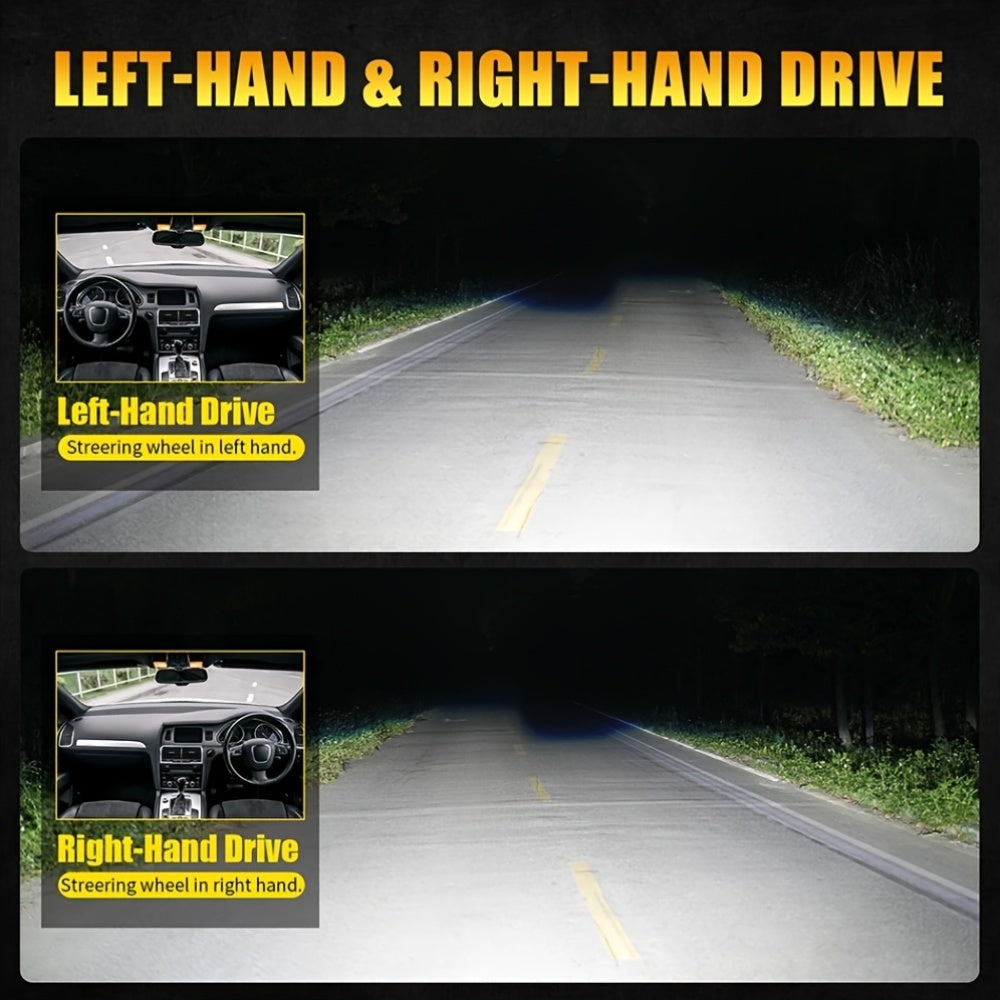 2 Pack LED Headlight Bulbs for Cars 22000LM CSP Chips Aluminum Body