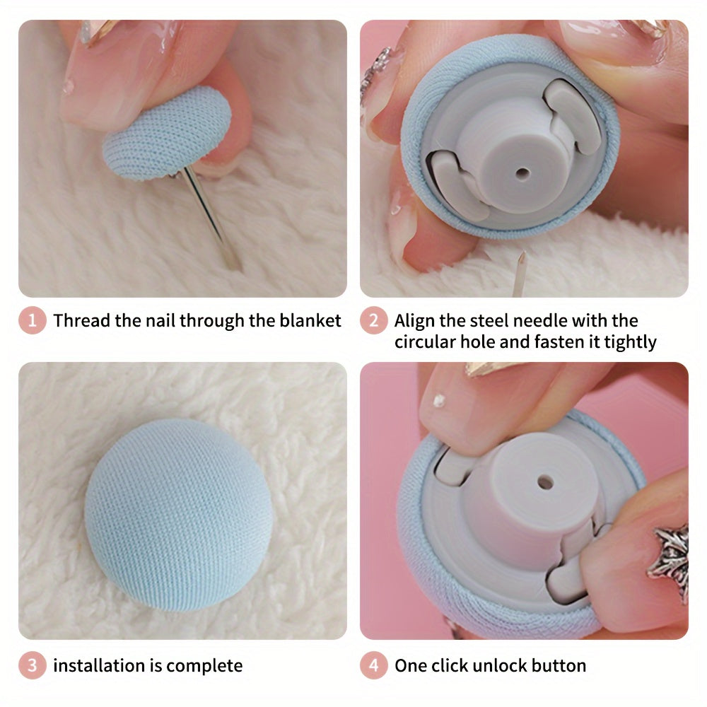 8 Reusable Mushroom-Shaped Comforter Holders for Bedding Curtains Socks