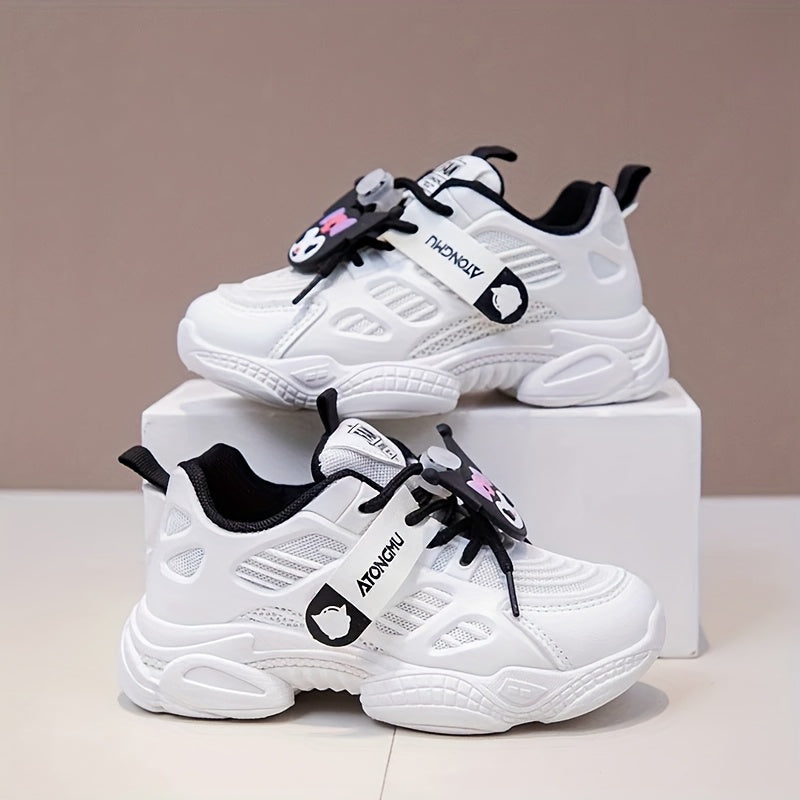 Kids' Cartoon Closure Sneakers with Breathable Mesh and Soft Sole for Boys and Girls