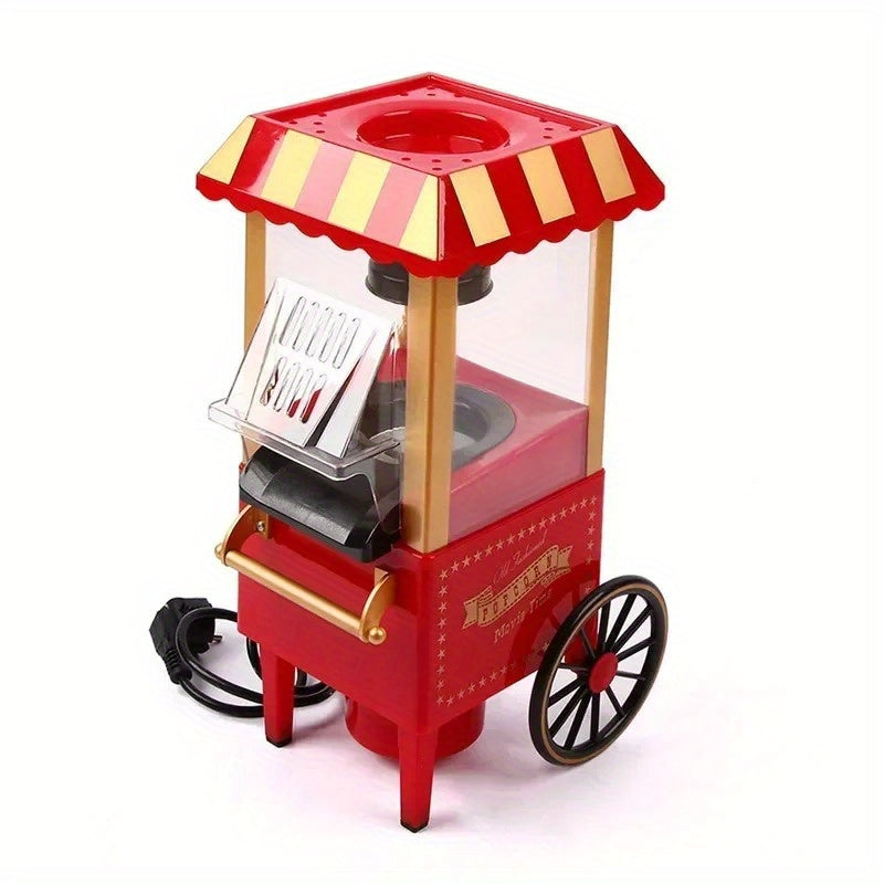 Electric Popcorn Machine with Cart for Home Use