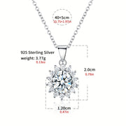 Sterling Silver Jewelry Set with Necklace Ring Earrings Zirconia Multiple Colors