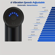 Portativ Massaj Qurollarini yangilang, barcha tana mushaklari uchun ideal bo'lgan ko'p funksiyali mushak massajchisi, oilaga sovg'a berish uchun ajoyib.