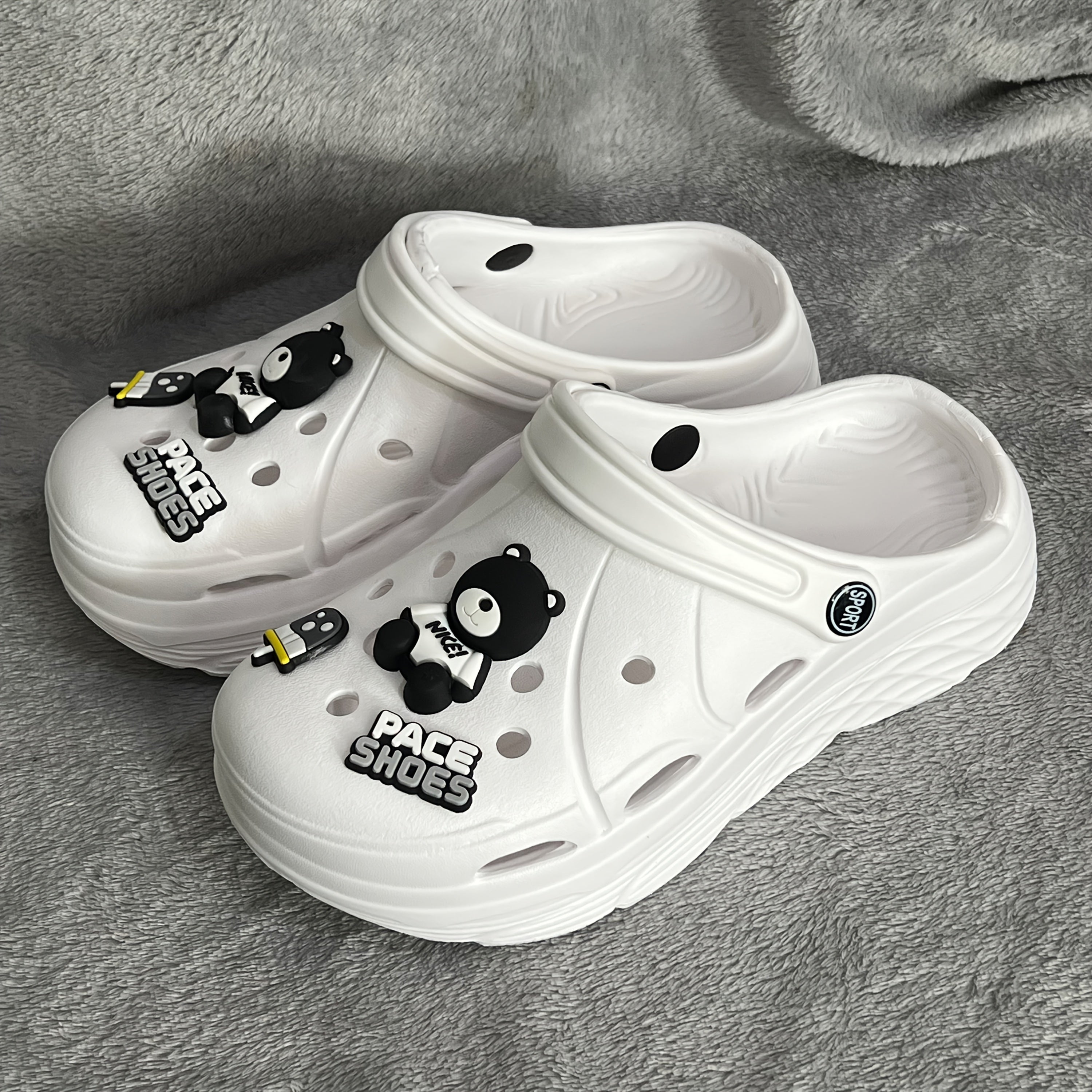 Women's Non-Slip EVA Platform Clogs Slip-On Indoor Outdoor House Shoes