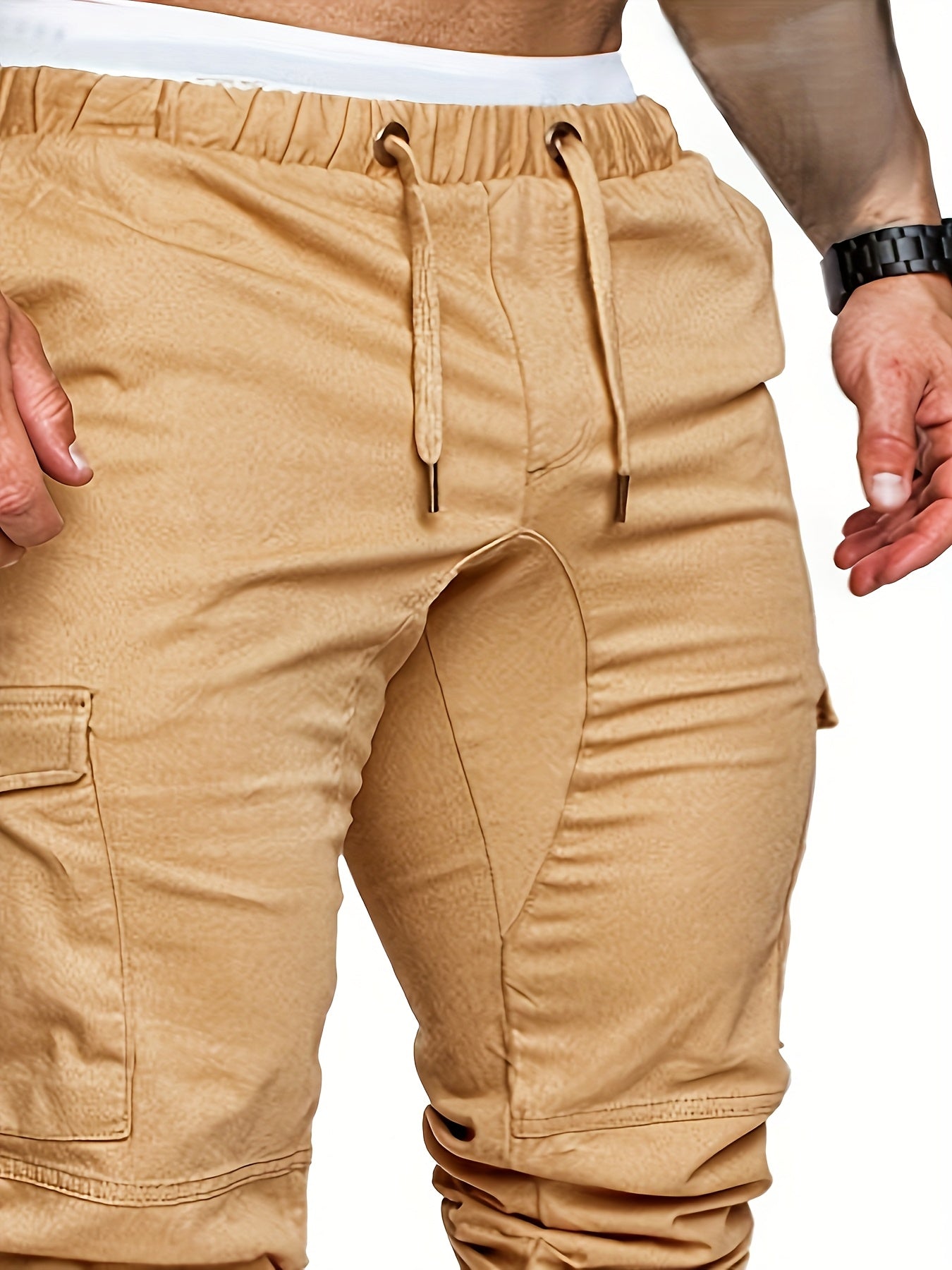Pantalones cargo casuales de algodón para hombres para viajes transfronterizos, senderismo al aire libre, ciclismo y pesca
