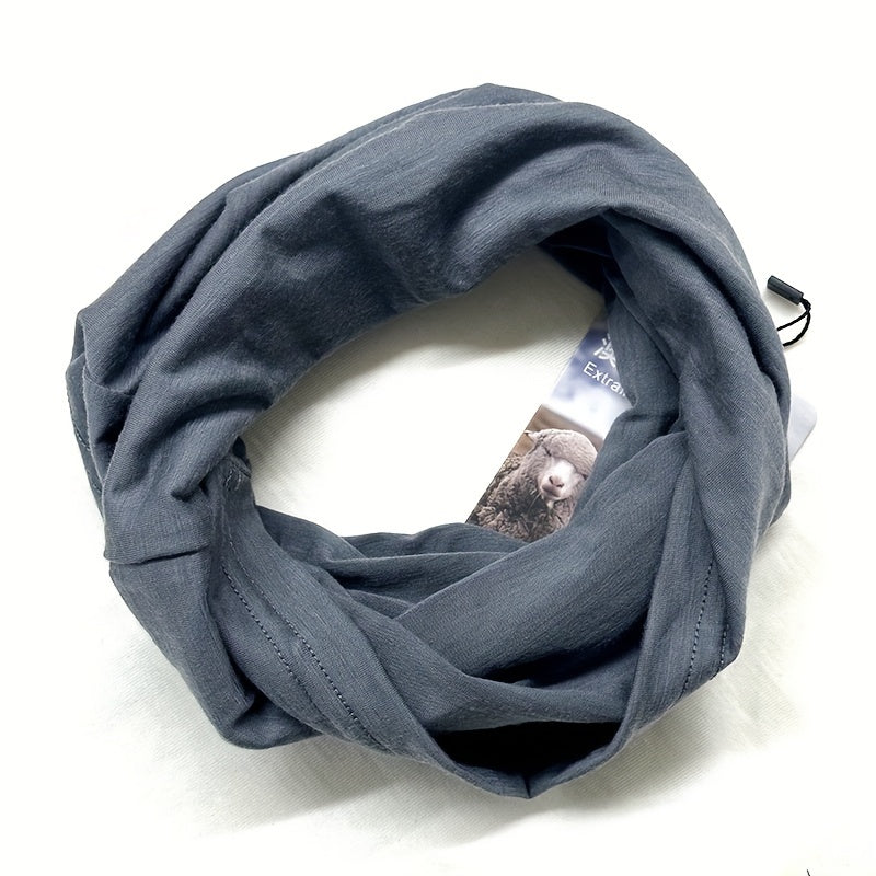 Merino Wool Neck Gaiter Breathable Sun Protection Quick-Drying Outdoor Accessories