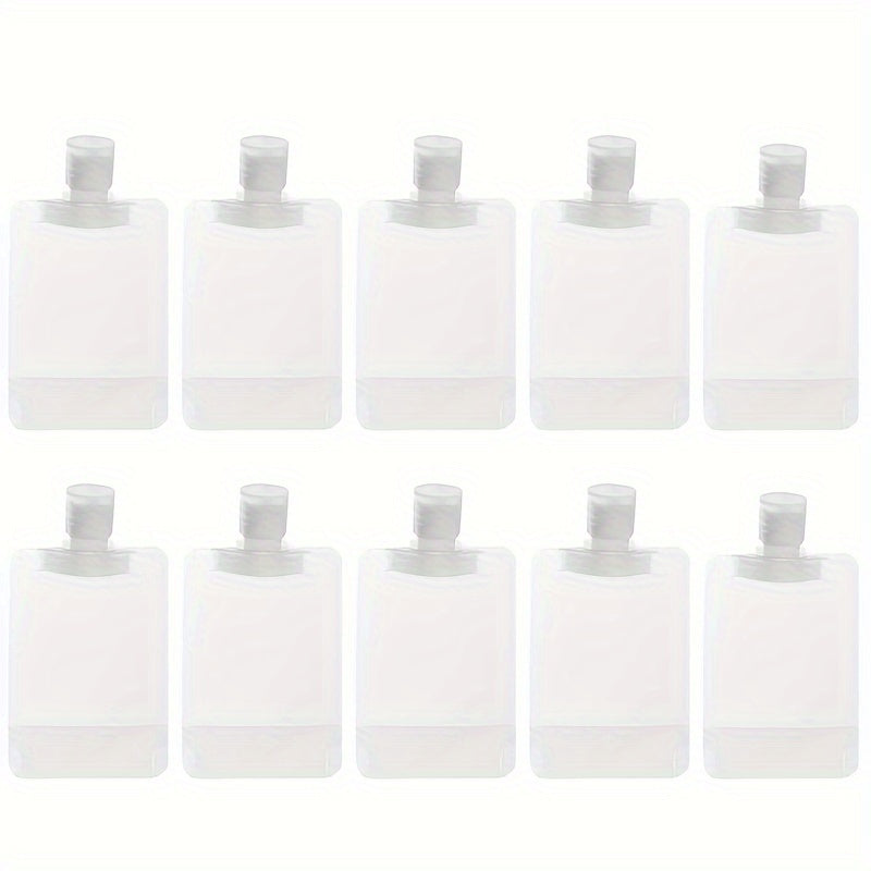 Travel Squeeze Pouches Refillable Lotion Shampoo Containers Leakproof 30/50/100ml
