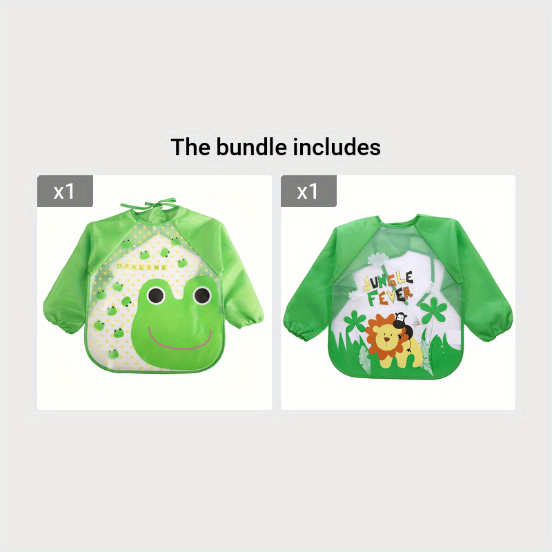 Waterproof EVA Baby Bib for Feeding and Play Multicolor Mess-Free Toddler Bib