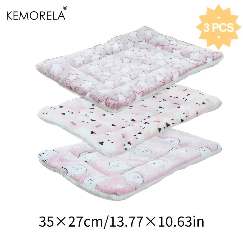 Small Animal Bedding Set for Hamsters and Small Pets Polyester 3-Piece All-Season