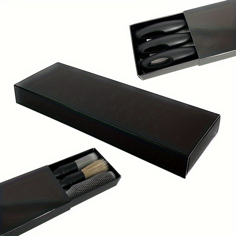 Набор щеток для деталей автомобиля 3 шт. Мягкая щетина, инструменты для очистки колес и интерьера