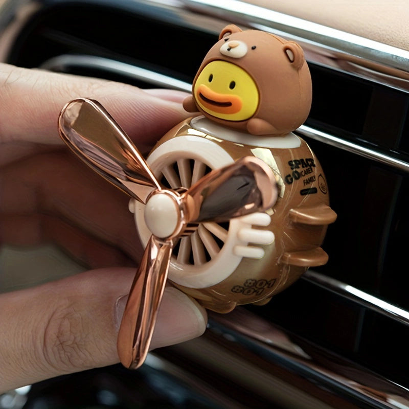 Car Air Conditioner Air Outlet Magnet Decor Cartoon Doll Aromatherapy Slices