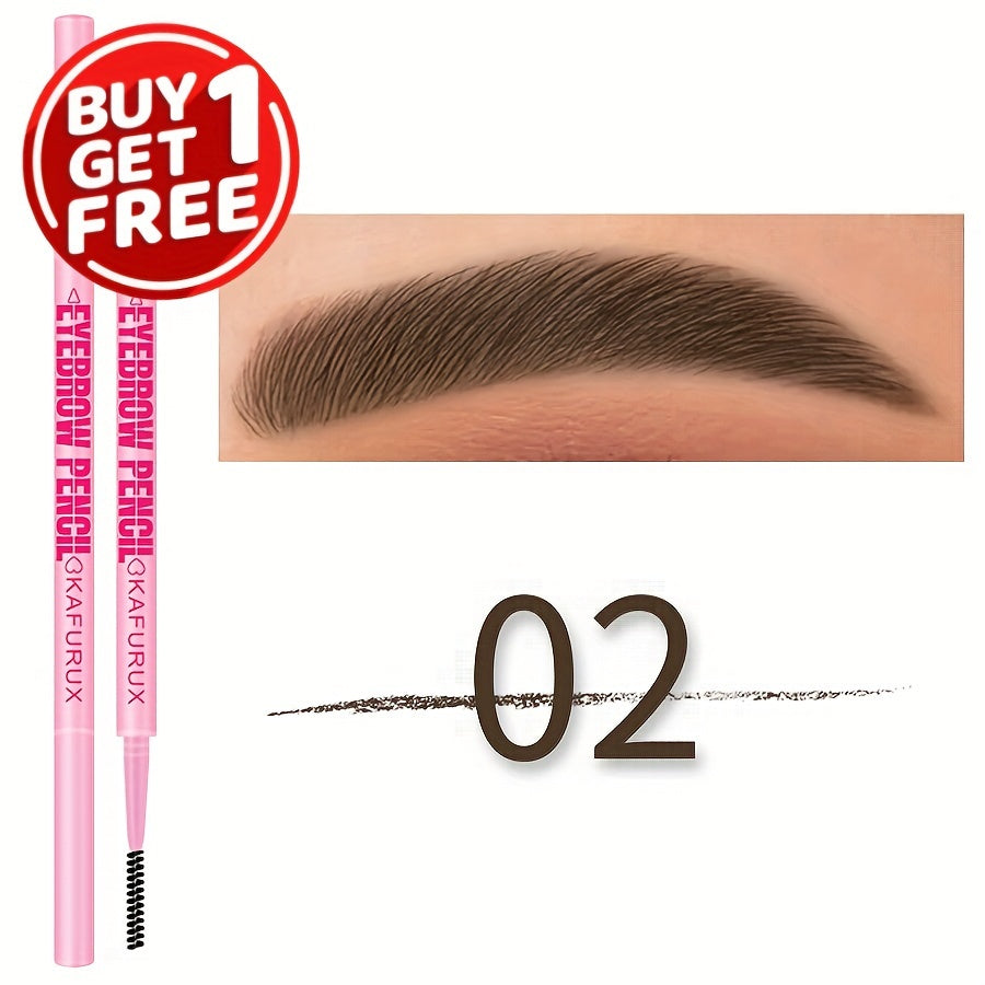 Lápiz de cejas impermeable para unisex, de larga duración, color marrón, negro y tonos tierra