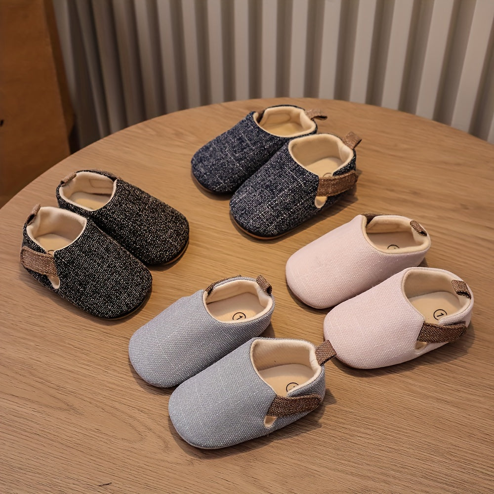 Toddler Baby Walking Shoes Soft Non-Slip Fabric Casual Vintage Spring Fall