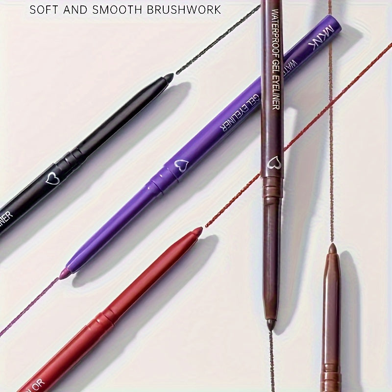 Women Waterproof Eyeliner and Eyeshadow Pencil Long-Lasting Rich Color