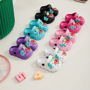 Kids Summer Lightweight Non-Slip EVA Hole Sandals Casual Boys Girls Shoes