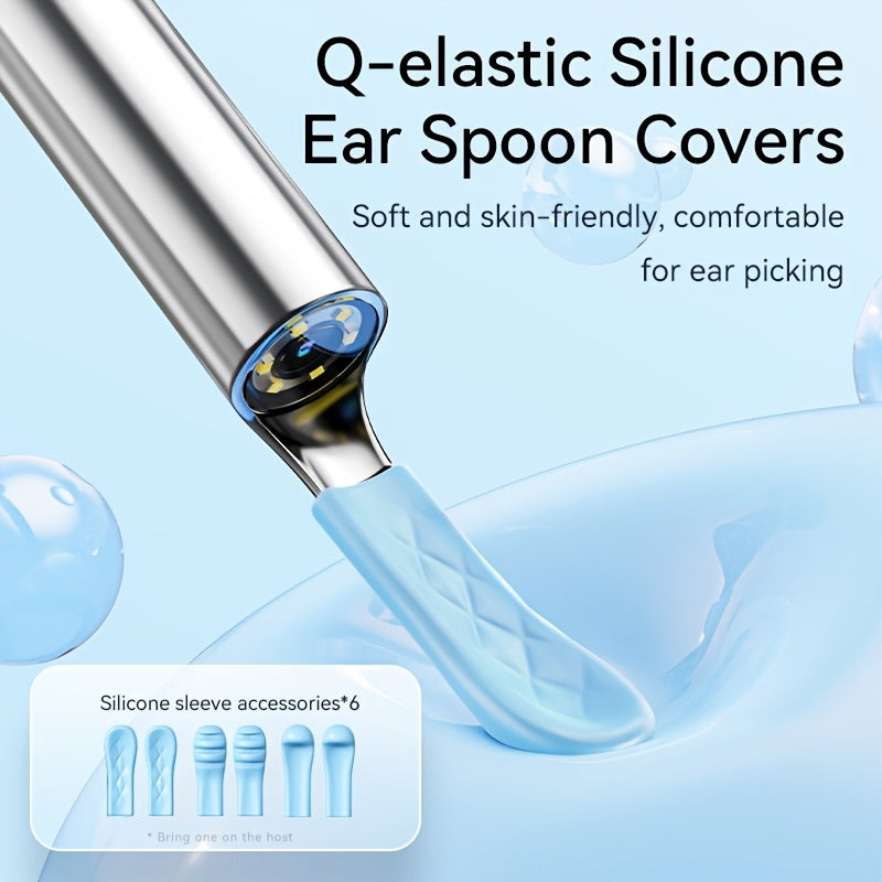 Electric Ear Irrigation Kit with Multiple Nozzles and Smartphone App Rechargeable Battery