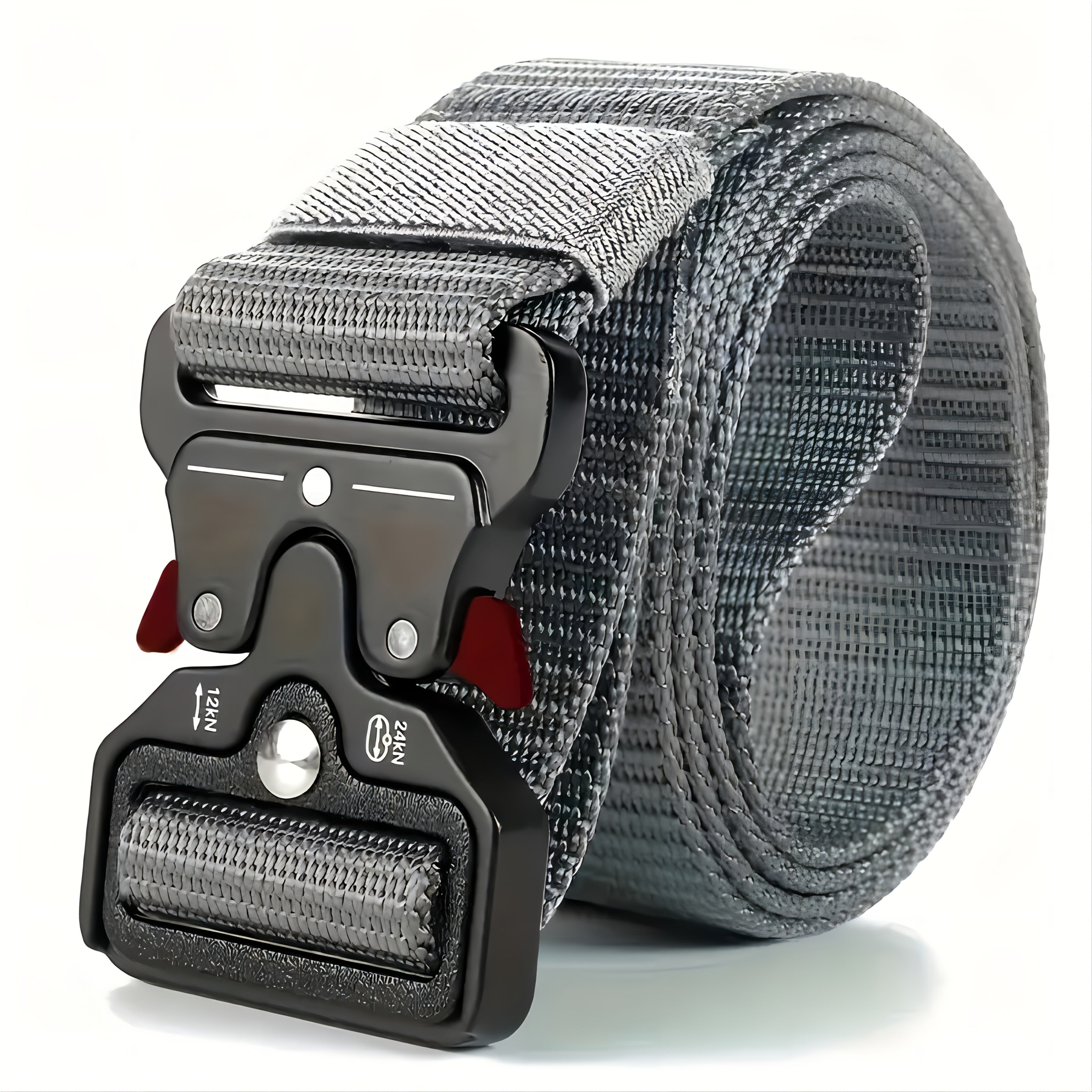 Мужской нейлоновый тактический ремень с пряжкой быстрого освобождения, черный, для активного отдыха, пояс