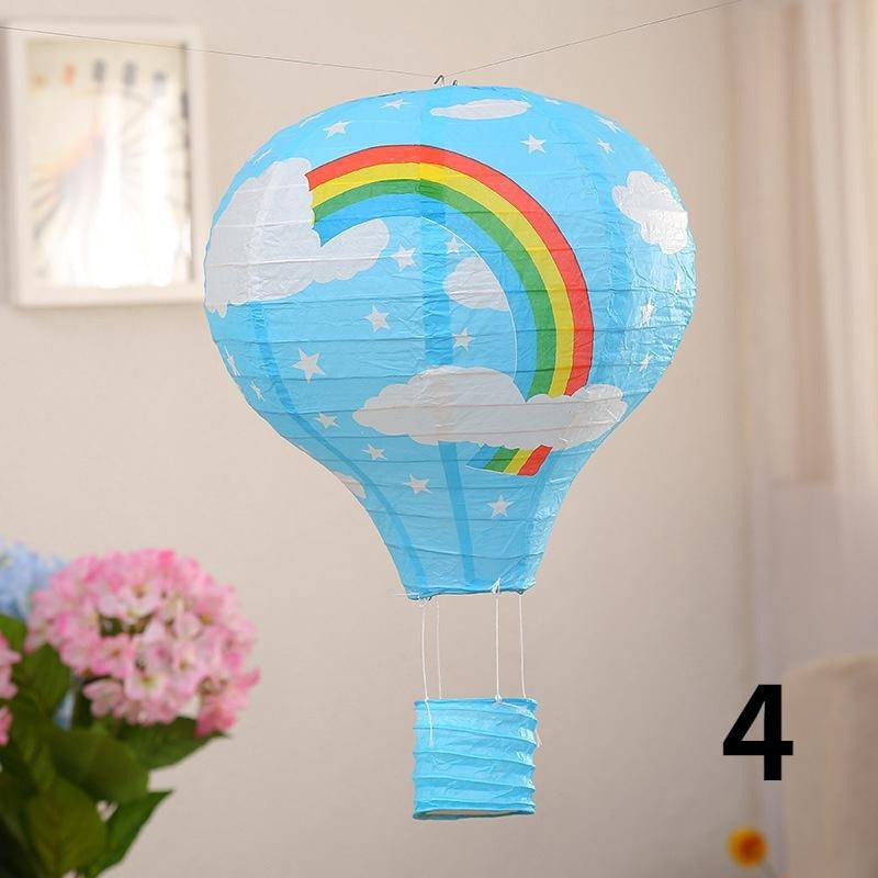 30.48 cm Santa Claus Elk Paper Lantern for Xmas Decorations and Party Supplies