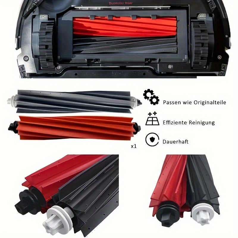 Set of 19 Vacuum Accessories for Robotic Vacuum Cleaner Dual Rubber Brushes Mop Pads Filters Dust Bags