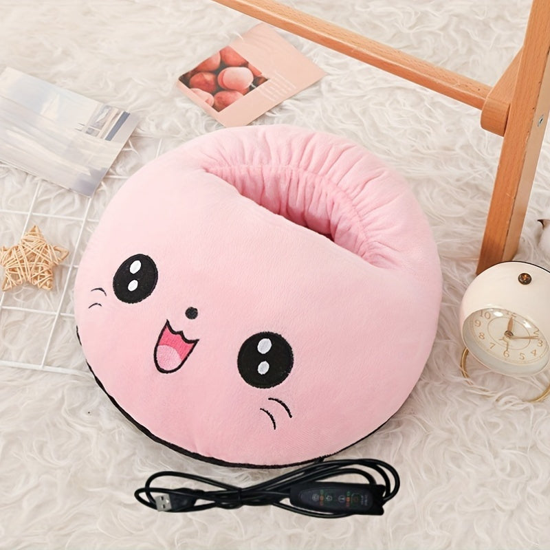 USB Foot Warmer Heater for Shoes Office Electric Shoe Warmer with Timer