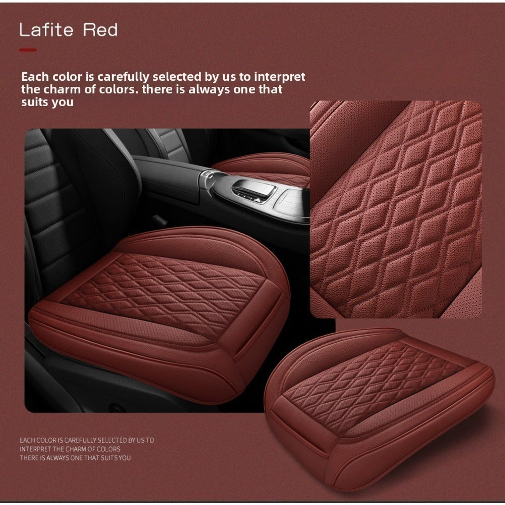 Car Seat Covers 1/2/3pcs Black Faux Leather Universal All Seasons Wear-Resistant