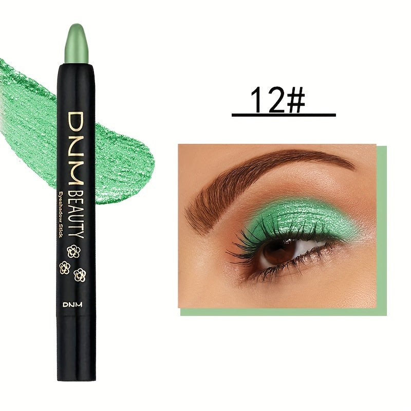 Waterproof Eyeshadow Pencil Set 16 Colors Smudge-Proof Long Lasting