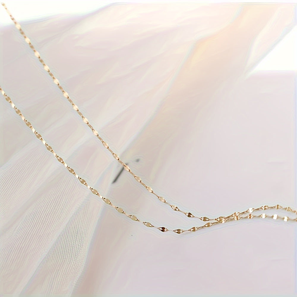 Nooxian Elegant va Sexy 18K Oltin Qoplangan Zirconia Pendant Marjon, Nikelga chidamli Zargarlik, Kundalik kiyish va Maxsus tadbirlar uchun mukammal