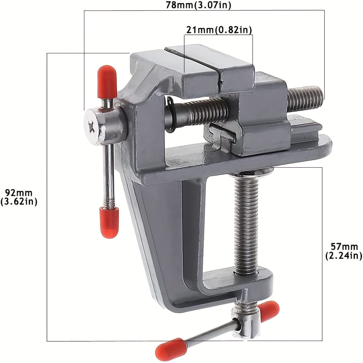 Aluminum Alloy Workbench Vise for DIY Jewelry Electronics Manual Clamp