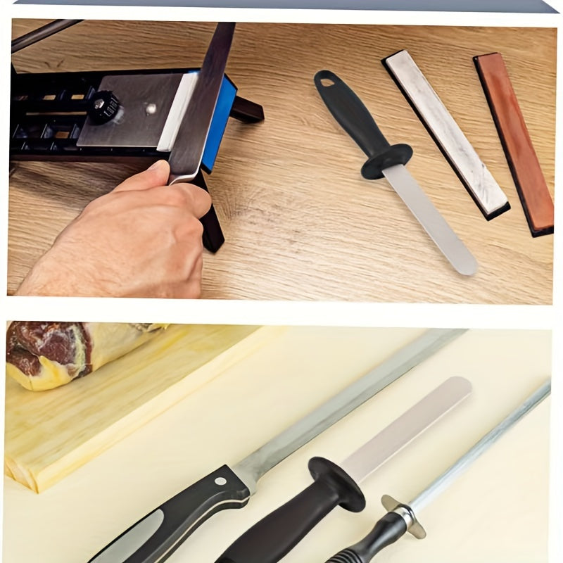 Double-Sided Kitchen Knife Whetstone Sharpener 150/320 and 400/1000 Grit
