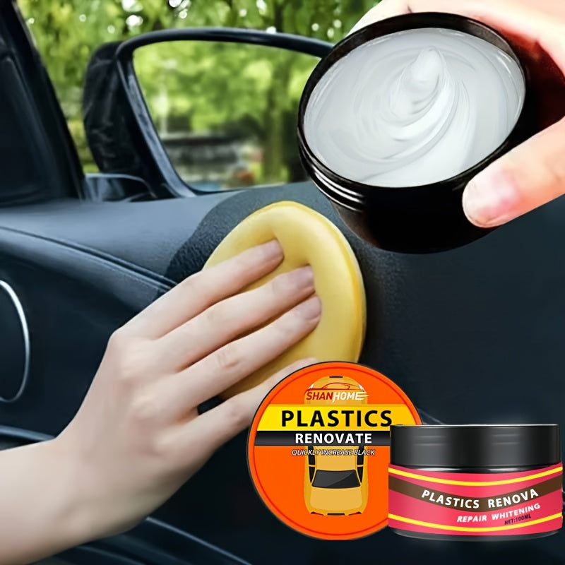 Car Restoration Kit Plastic Repair Interior Shine Tire Protect