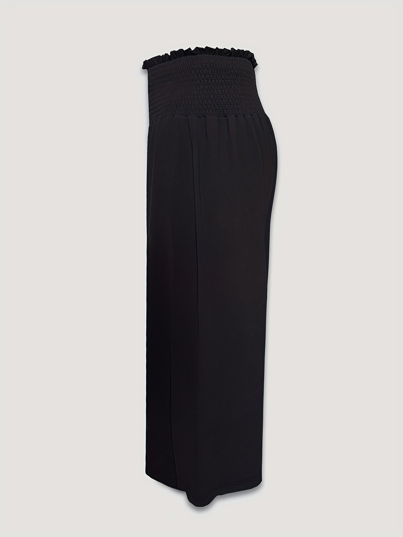 Pantalones casual de pierna ancha para mujer de tallas grandes, suaves, transpirables y con cintura elástica para yoga