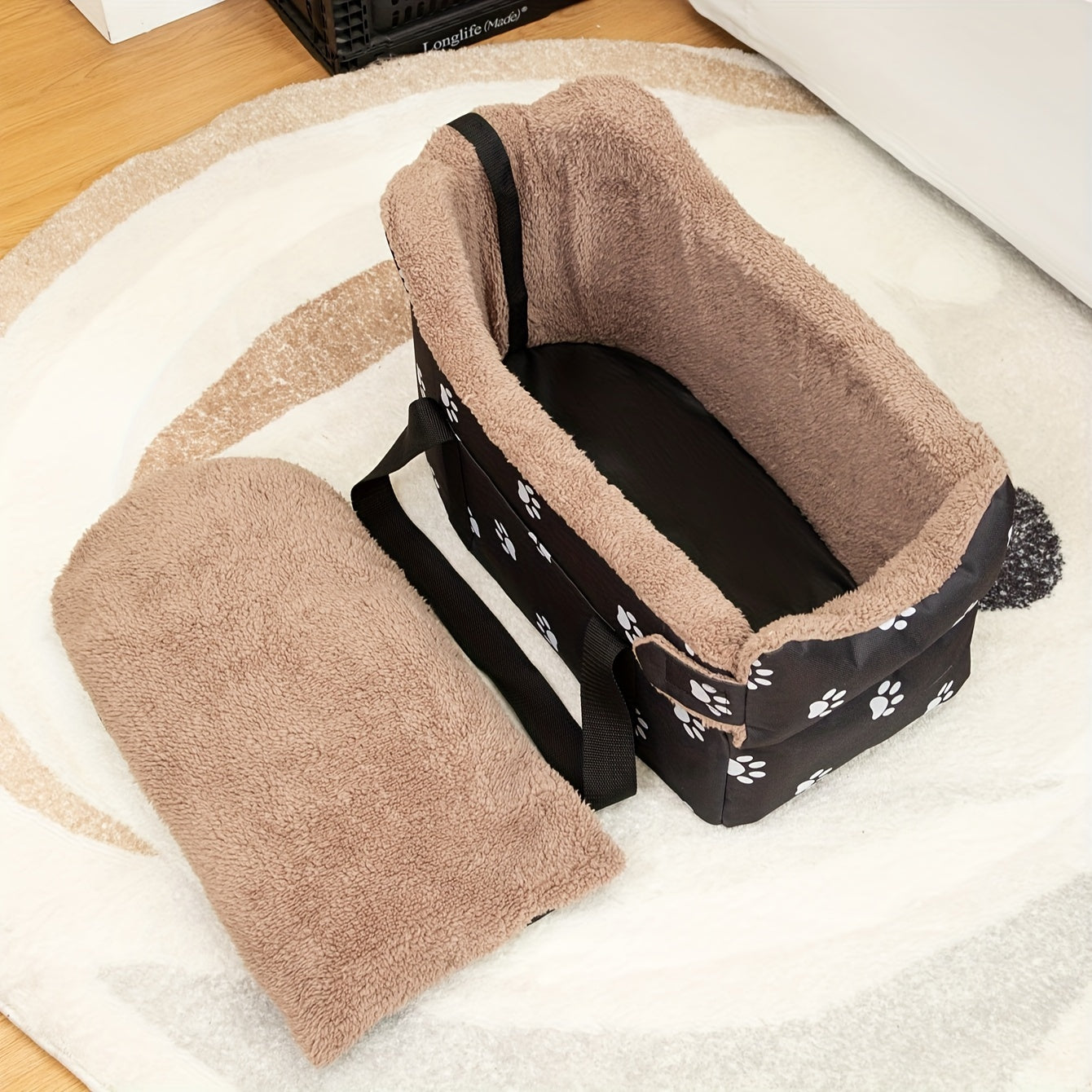Pet Booster Car Seat for Small Dogs and Cats Portable Travel Bed Durable Polyester