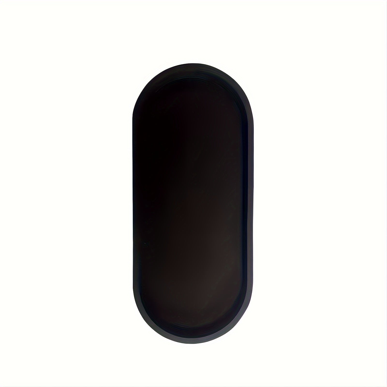 Black Silicone Vanity Tray for Organizing Toiletries Perfume Jewelry