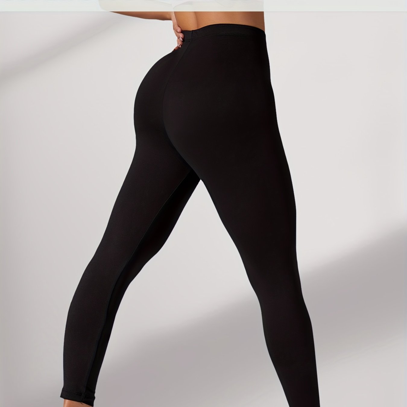 Plus Size Soft Yoga Leggings for Women Athletic Running High Stretch