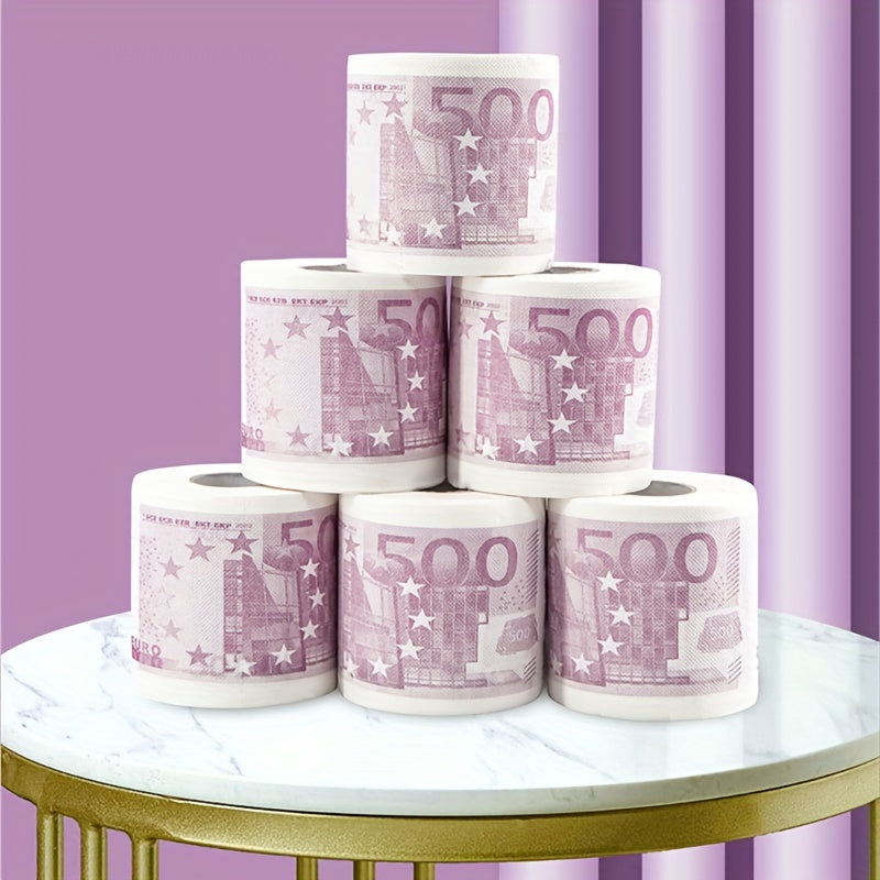 Paquete de 1, 3 o 6 rollos de papel higiénico o toallas de papel Euro