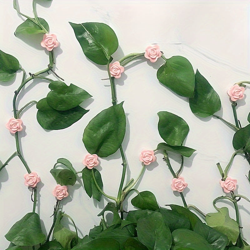 10pcs Self-Adhesive Wall Plant Clips for Climbing Roses Garden Support