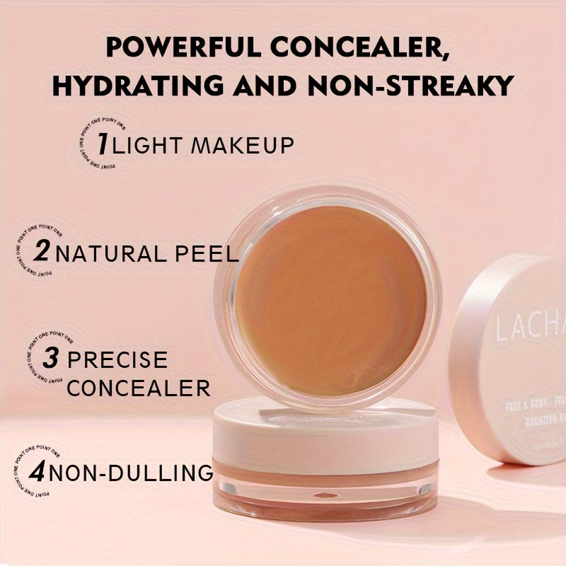 Women Full Coverage Concealer Cream Waterproof Liquid Foundation for Blemishes