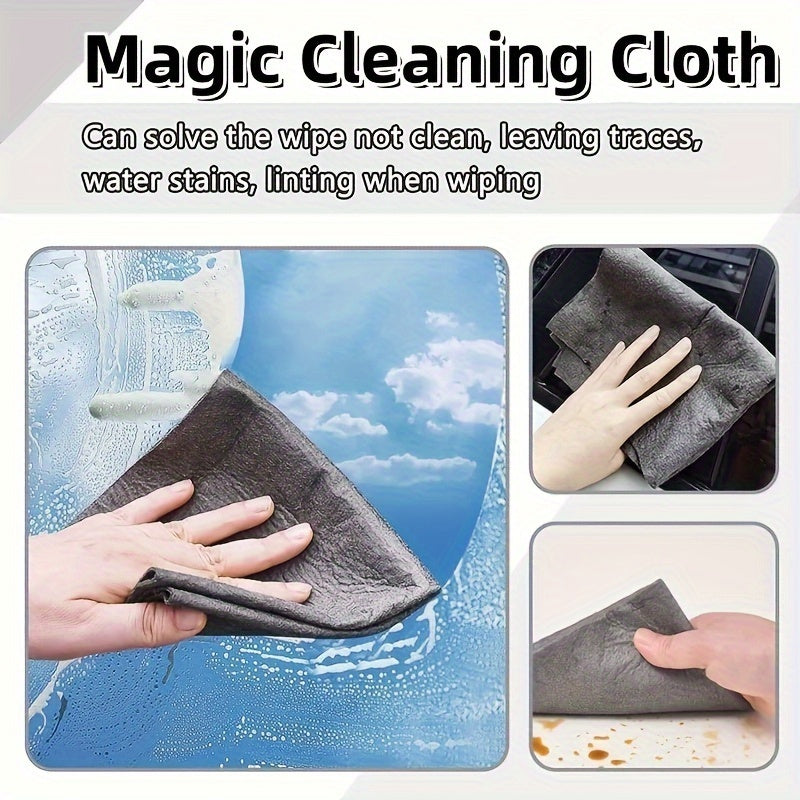 Microfiber Cleaning Cloths Set of 5 for Glass Mirrors and Surfaces