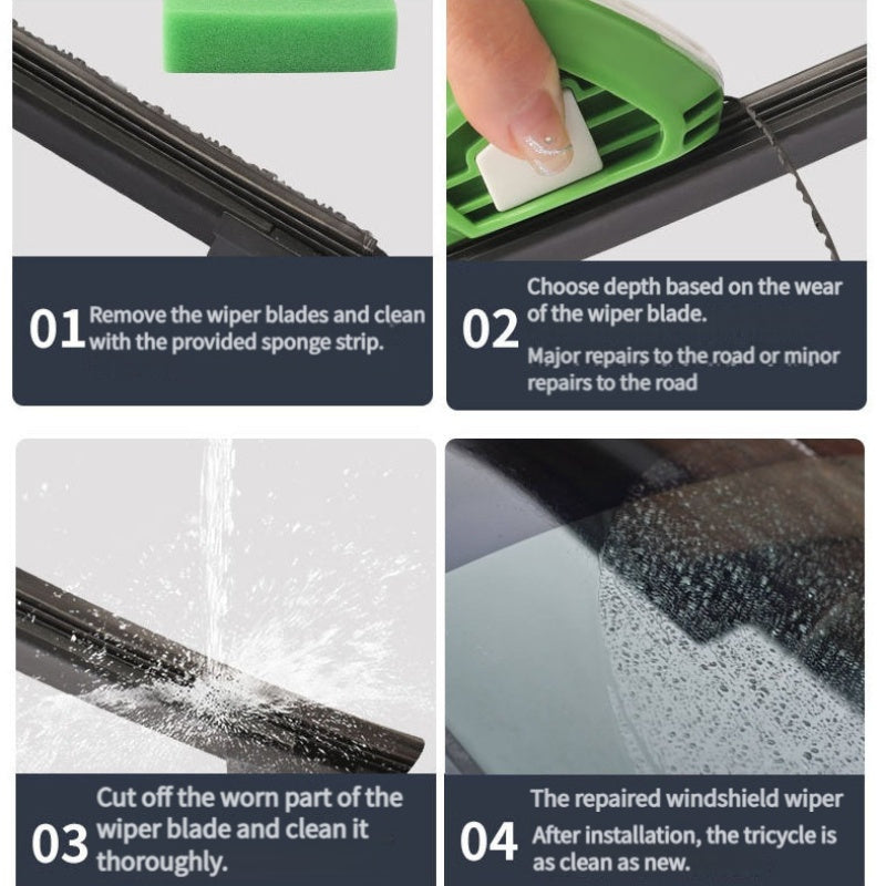 Car Wiper Repair Tool ABS Cleaning Reusable Windshield Wiper Blade Fix
