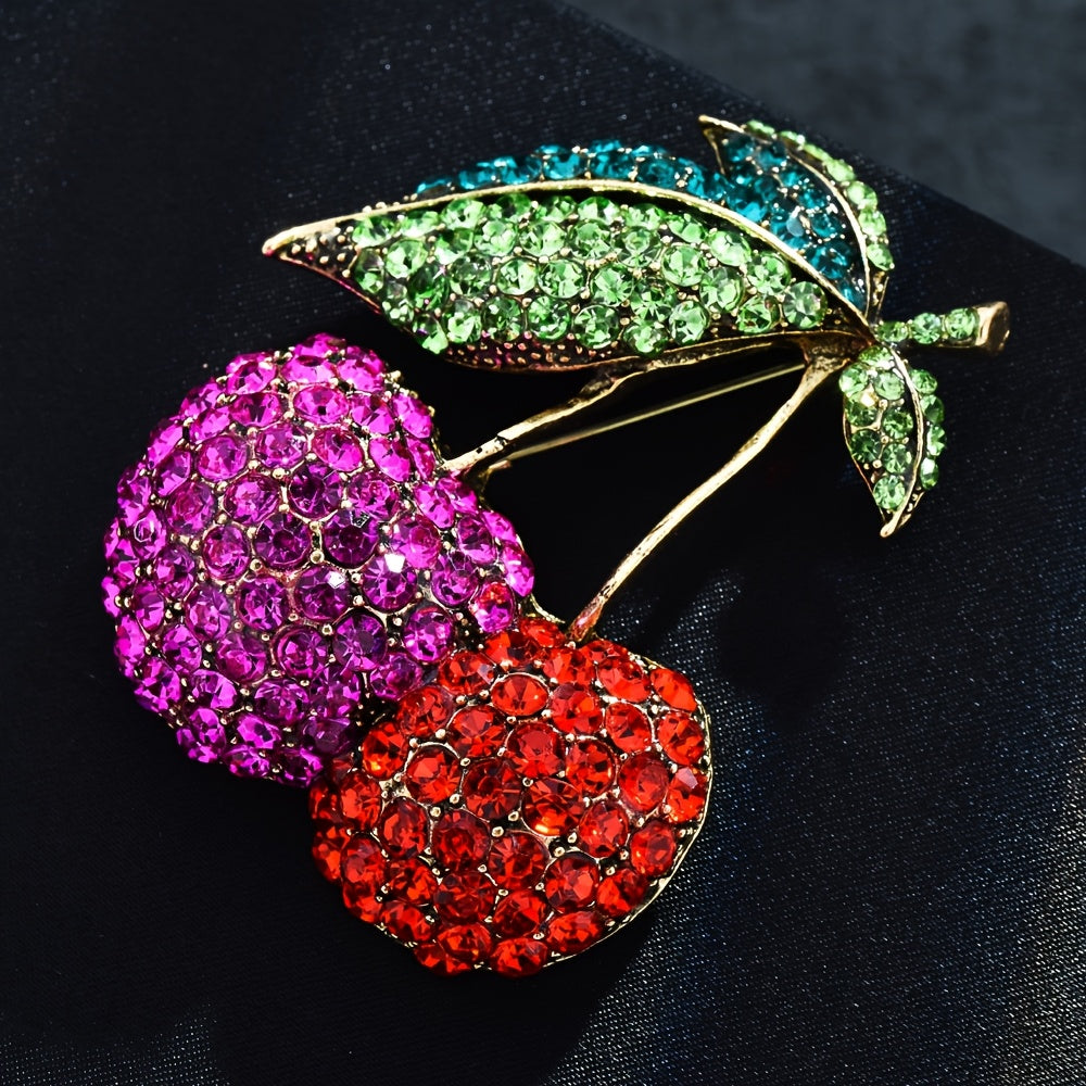 Ayollar uchun moda zargarlik buyumlari uchun guldasta shaklidagi rhinestone brosh pin, elegant sovgʻa