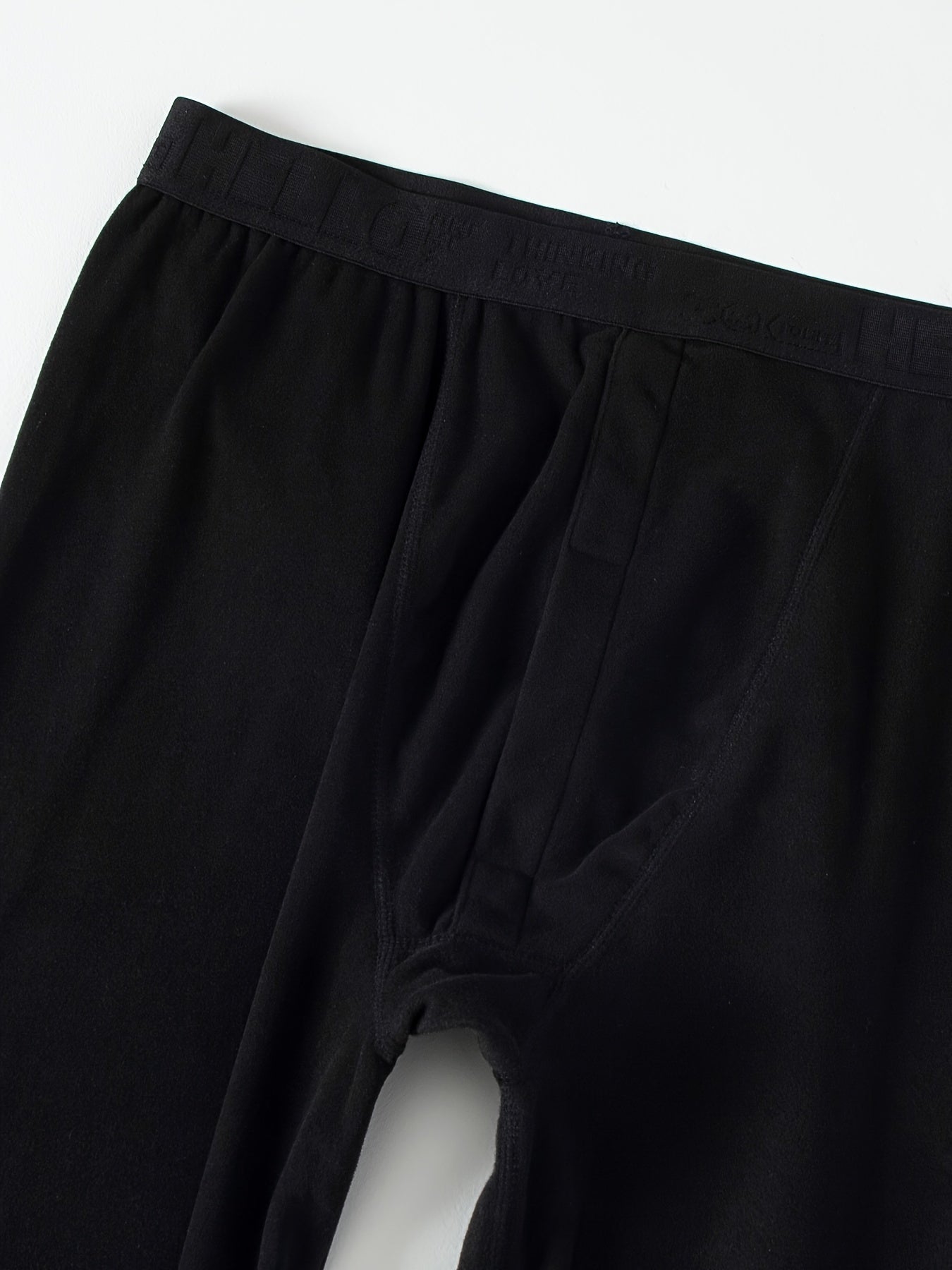 4-to'plam erkaklar uchun qishda qattiq rangli polyester to'qima yupqa mos keladigan asosiy qatlam